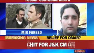 Yusuf's death: Clean chit for J\u0026K CM Omar?