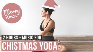 Christmas Yoga Music. 2 hours of calm yoga songs for yoga practice