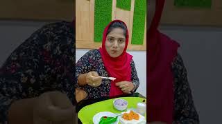 Trying Indian Food | Trying Amul Icecream Sadhya😋 #shorts #food