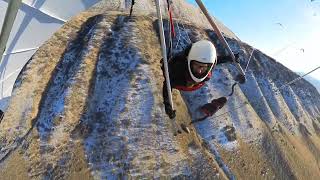 Virgin Hang Gliding Flight on the North Side Point  of the Mountain