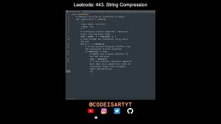 Leetcode 443. String Compression in Python | Python Leetcode | Python Coding Tutorial | Python ASMR
