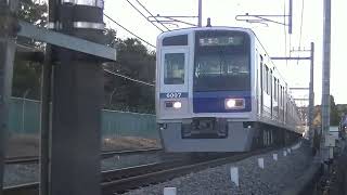 西武鉄道6107F　準急池袋行　稲荷山公園到着