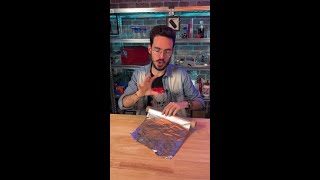 Which part of the aluminum foil is the "right" part?
