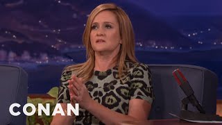 Why Samantha Bee Doesn't Use A Desk | CONAN on TBS
