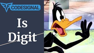 "Is Digit" - Codesignal #48 - JAVA Solution