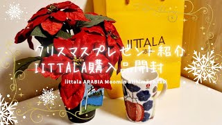 【北欧食器】クリスマスプレゼント紹介とiittalaブラックフライデー購入品開封。今年のサンタクロースのお話や、来年2025年のムーミン80周年についてなど。