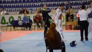 Tzellos Nick, Golden point -80kg final, W.T.F Hellenic Championship 2016