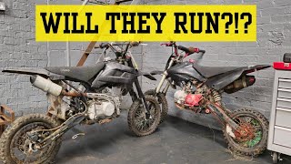 I bought 2 CHEAP abandoned pit bikes, But how bad are they?