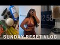 SUNDAY RESET ROUTINE VLOG | MENTAL UPDATE + SELF CARE + CLEAN WITH ME + MEAL PREP | YUNNIEROSE