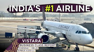 VISTARA A320 Business Class 🇮🇳【4K Trip Report Chennai to Delhi】India's BEST Airline!