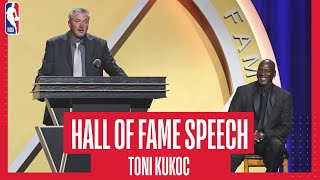 "I would like to thank Michael Jordan for kicking my butt" | TONI KUKOC Hall of Fame Speech