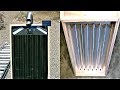 DIY Solar Air Heater! - The Steel Slat “Drip-Edge” Solar Heater! - New Design! 160F 74C in January!