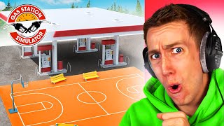 WE GOT A BASKETBALL COURT! (Gas Station Simulator)