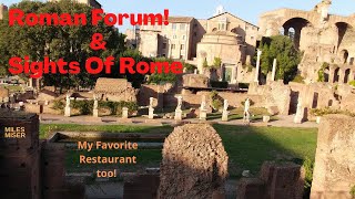 Exploring the Roman Forum \u0026 More food!