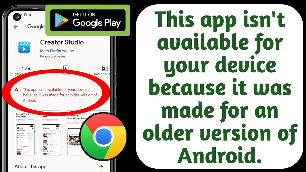 This App Isn't Available For Your Device Because It Was Made For An ...