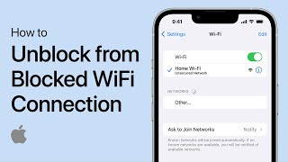 How To Unblock Your Mobile Devices from Blocked WiFi Connection
