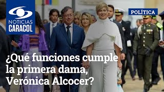 ¿Qué funciones cumple la primera dama, Verónica Alcocer?
