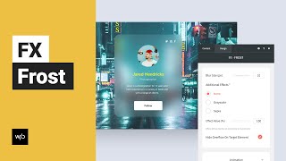FX – Frost Widget | Tutorial by Without Code