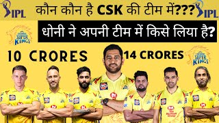 IPL 2021 : CSK Squad 2021 || Chennai super kings Full Squad IPL 2021 || csk Full Squad 2021