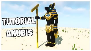 How to Build the Anubis Statue in Minecraft