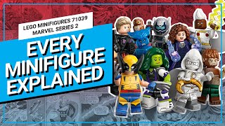 Every Marvel series 2 collectible minifigure explained