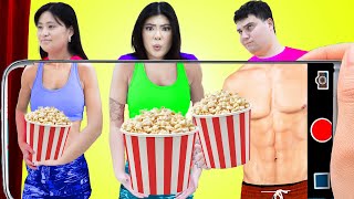 IF MY DAD RUNS THE MOVIE THEATER | 8 CRAZY SITUATIONS & FUNNY CHALLENGE BY CRAFTY HACKS