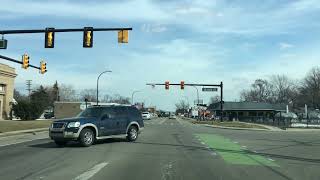 Driving to Warren, Michigan from Ferndale, Michigan. March 2022