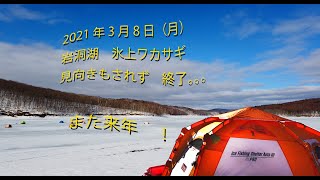 2021年3月8日岩洞湖　ワカサギ