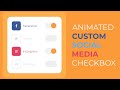 Animated Toggle Social Media Checkbox using HTML and CSS - Social Media Icons  - Switch Checkbox