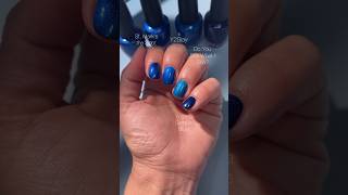 OPI Blue Nail Polish Comparison