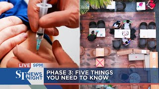 Five things you need to know about Phase 3, vaccines | ST NEWS NIGHT