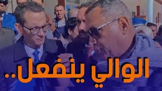 باتنة:  شاهد ماذا حدث بين الوالي بن مالك ومدير حول مشروع توسيع مدرسة