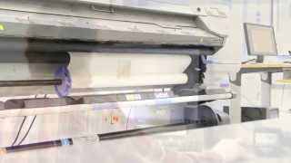 Large Format Printing Demo by Chicago Print Shop