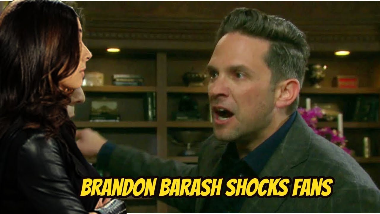 Days Of Our Lives Spoilers: Brandon Barash Shocks Fans - YouTube