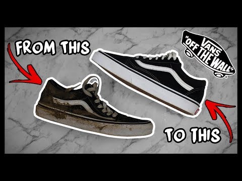 CLEANING FILTHY MUD COVERED OLD SKOOL VANS OG's TO LOOK BRAND NEW AGAIN! CLEANING FILTHY MUD COVERED OLD SKOOL VANS OG's TO LOOK BRAND NEW AGAIN!