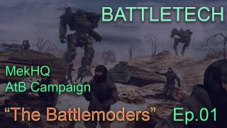 BATTLEMODE Plays: Battletech w/MekHQ Against the Bot | Ep. 001 | Game Setup and Company Generation