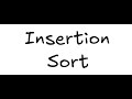 Insertion Sort Algorithm in Java