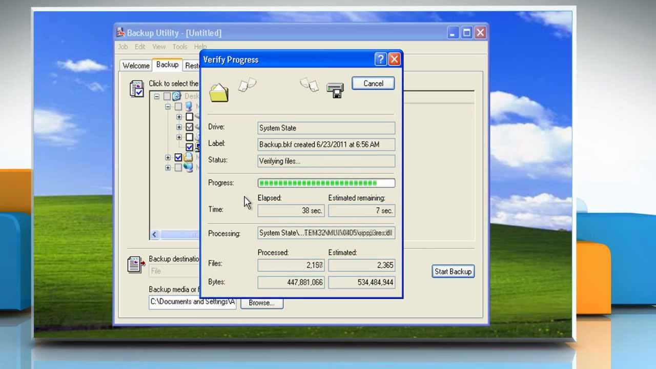 How To Back Up Files And Folders Using The Backup Utility In Windows ...