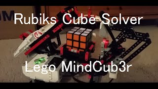 Lego Rubiks Cube Solver MindCub3r - Mindstorms EV3 how fast