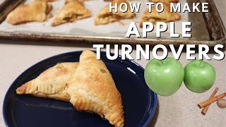 Apple Turnovers with homemade Puff Pastry