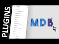 MDB 5 Plugins Installation & Usage