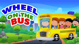 The Wheels on The Bus Song (Animal Version)  Rhymes & Kids Songs