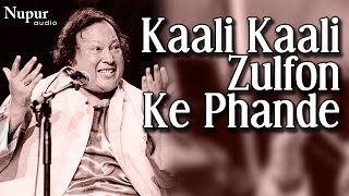 Kaali Kaali Zulfon Ke Phande - Nusrat Fateh Ali Khan Live | Evergreen Qawwali | Nupur Audio