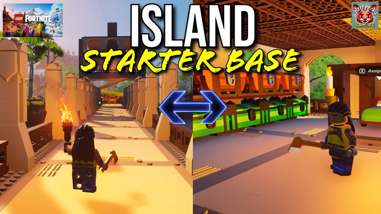 EPIC Island Starter BASE - Lego Fortnite - YouTube