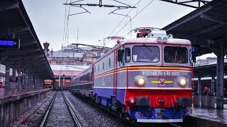 EA2 302 paraseste Gara Bucuresti Nord spre Bacau cu trenul IR 1657 (12.12.2020)