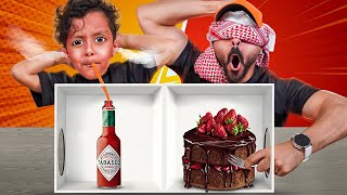 تحدي لا تختار الصندوق الخطأ❌ || لايفوتكم استفرغنا 🤮 علي المخرج فراس