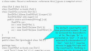 Java Tutorial 21.05: Non-static member classes