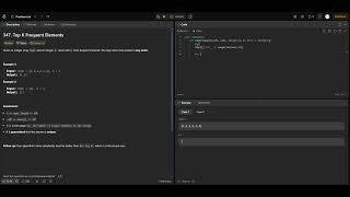 Ep 6: LeetCode 347 – Top K Frequent Elements | No Talk, Just Code in Python 🔥