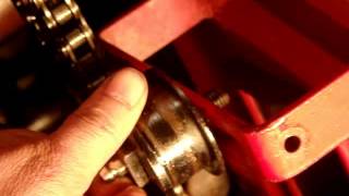 How to install tension pulley for Boaz mini combine