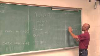 MATH105 Section 6.5 Radical Functions